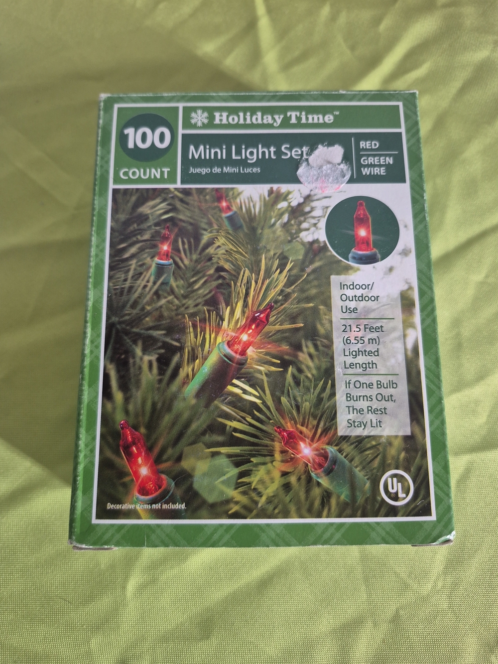 Holiday Time Red Mini Light Set - 100 Count